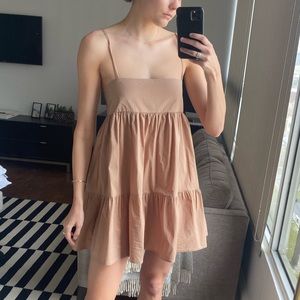 Olivaceous babydoll dress. Size S.